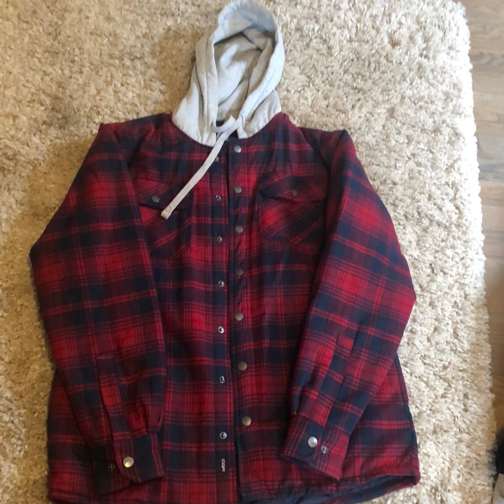 Men’s quilted flannel jacket